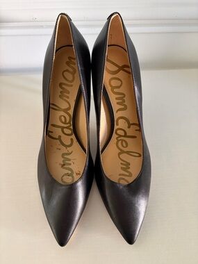 Sam Edelman Hazel Pump – Black Leather – Size 8